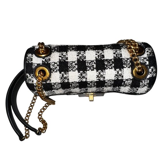 NWOT Kate Spade Evelyn Gingham Tweed Small Shoulder Bag - Picture 5 of 13